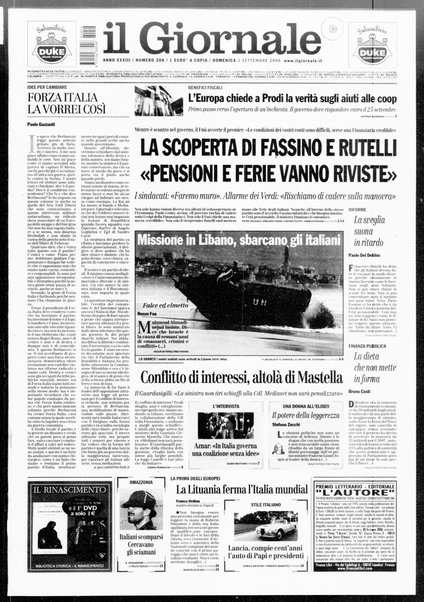 Il giornale : quotidiano del mattino